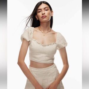 Wilfred wander linen top sz small